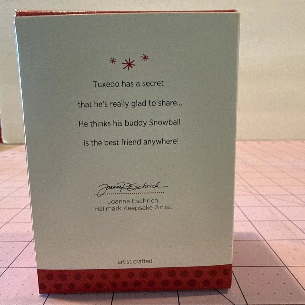 Hallmark Keepsake 2013‎ Snowball & Tuxedo - Sharing A Secret Ornament